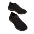 thumbnail image 3 of LUCKY STEP Fashion Breathable Rhinestone Sneaker Mesh Slip On Walking Shoes,Black,Womens, 3 of 6