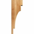 thumbnail image 3 of 4"W x 8"D x 24"H Mediterranean Rough Sawn Corbel, Western Red Cedar, 3 of 9