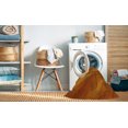 thumbnail image 2 of Ahgly Company Tapis d'Intérieur Lavable en Machine Carré Transitionnel Néon Orange, 5 Pieds Carré, 2 of 7
