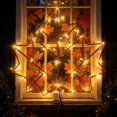 thumbnail image 5 of Thanksgiving Maple Leaf Light Decor, LED Fall Leaf Hanging Ornament With Warm Glow And Battery Operation, Autumn Seasonal Decoration for Window Porch Fireplace Farmhouse Party Display, 5 of 6