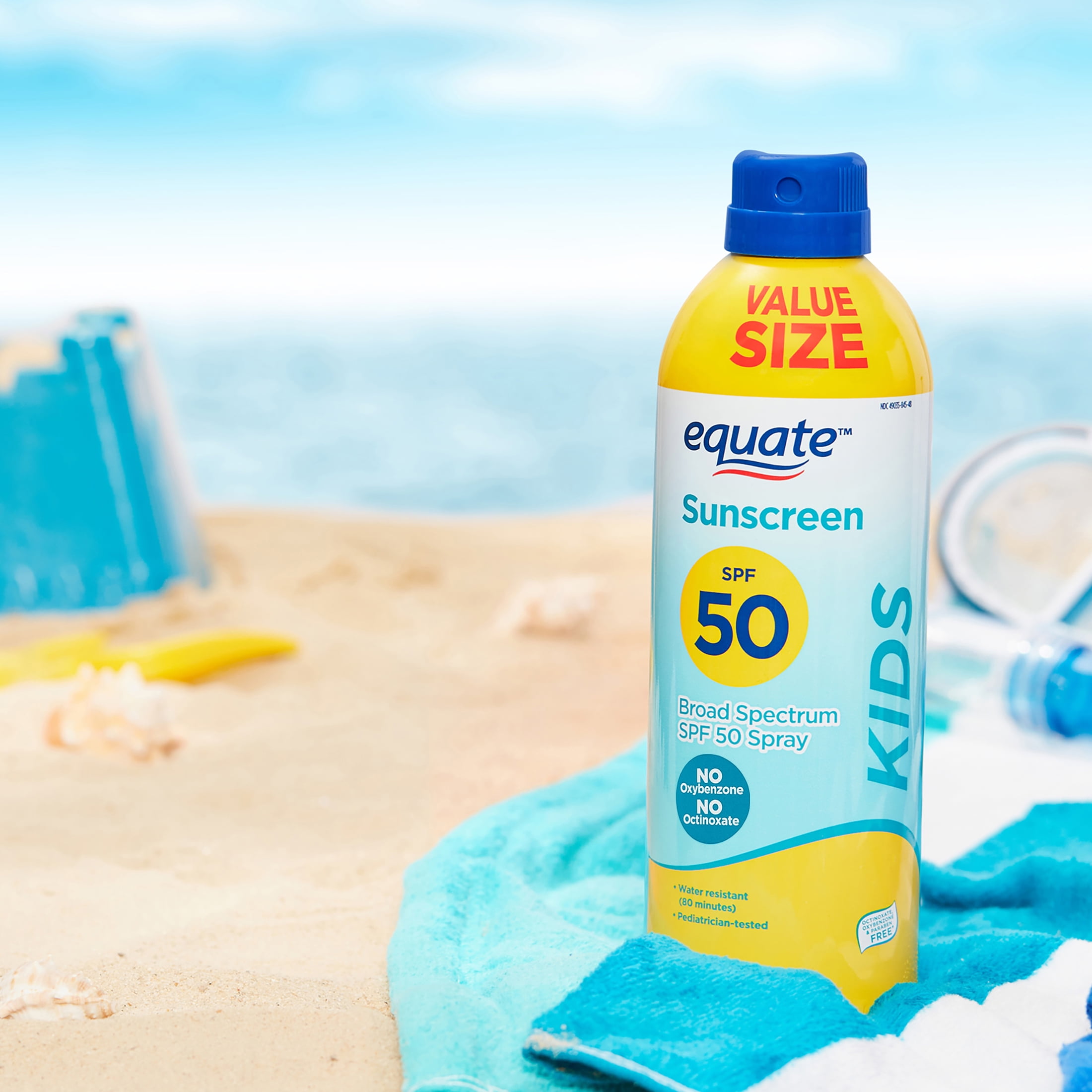 Equate Kids Sunscreen Spray, SPF 50, 9.1 oz