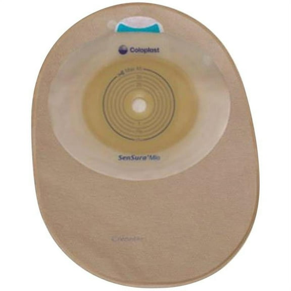 Mio 1-piece Closed Pouch, Convex Light, Midi, Opaque With Inspection Window, Cut-to-fit Part No. 16322 (10/box)