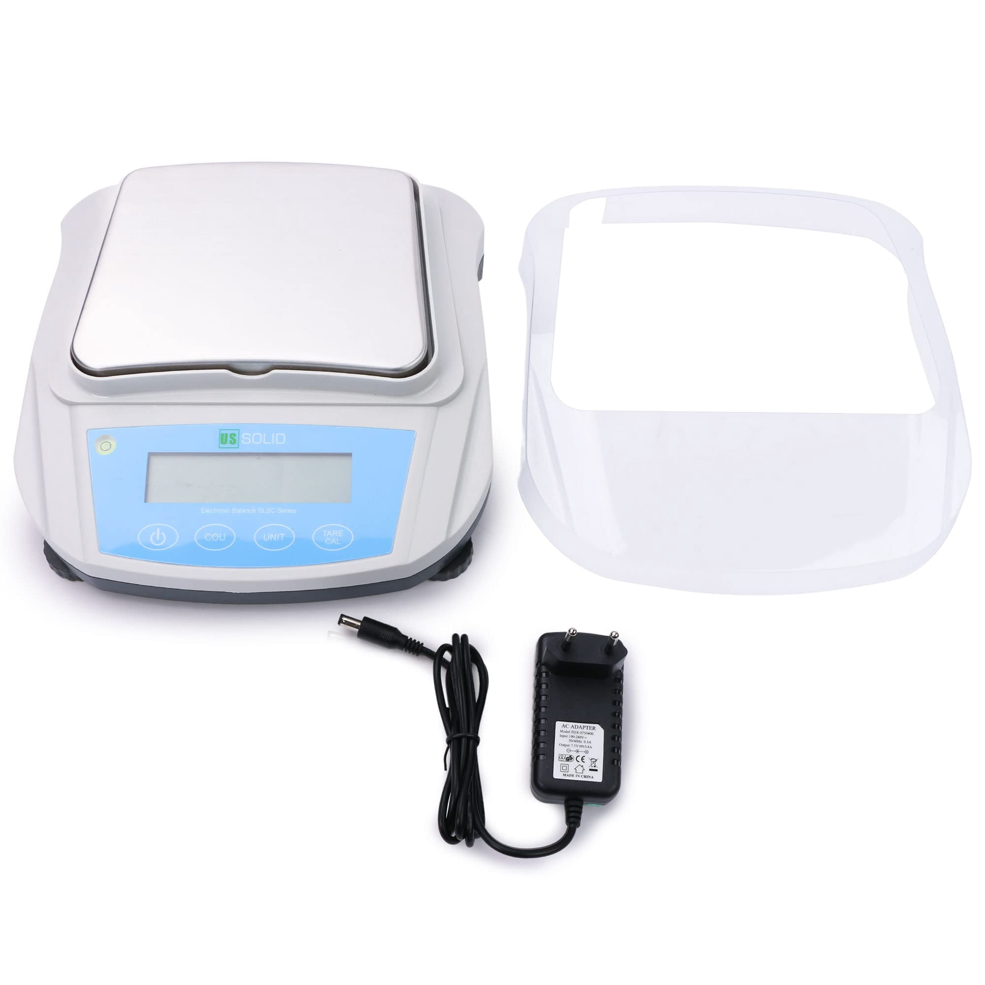 U.S. Solid Electronic Precision Balance 2200g x 0.01g, RS232 Port, AC100V-240V/4xDC1.5V Batteries