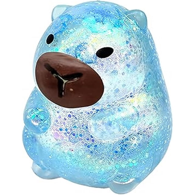Sktrjpolfis Capybara Shape Squishy Toy, Realistic Capybara Design, Slow Rising Fidget Toy for Anxiety Relief