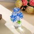 thumbnail image 2 of ABPETE Crystal Blue Daisy Figurines Collectibles Gifts for Women Friends, Small Crystal Blue Flowers with Base Paperweights Decoration for Home Office Tabletop Centerpieces, 2 of 6