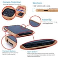 thumbnail image 5 of Dockem iPhone 11 Pro Max Exec M2 Wallet Case; Built-in Metal Plate, 2 Card Slots, Khaki Tan, 5 of 9