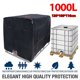 thumbnail image 2 of Contenedor Cubierta de aluminio negro Cubierta de bolso para el sol Cubierta de aluminio Cubierta protectora solar para 1000L Barril de lluvia para exteriores de 275 galones Negro, 2 of 5