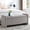 Corduroy Gray, variant on Pinmoco 44" Upholstered Storage Bench, Wood Frame Entryway Bench with Storage for Bedroom & Living Room, Corduroy Beige