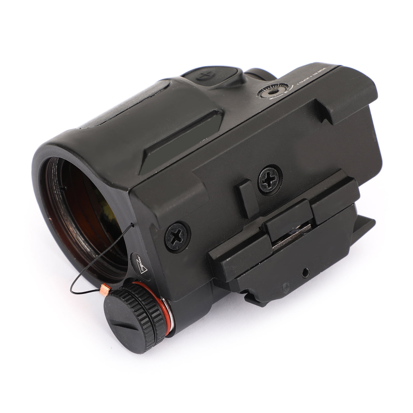 Amotopart Solar Power System Hunting Reflex Sight Red Dot 1X38