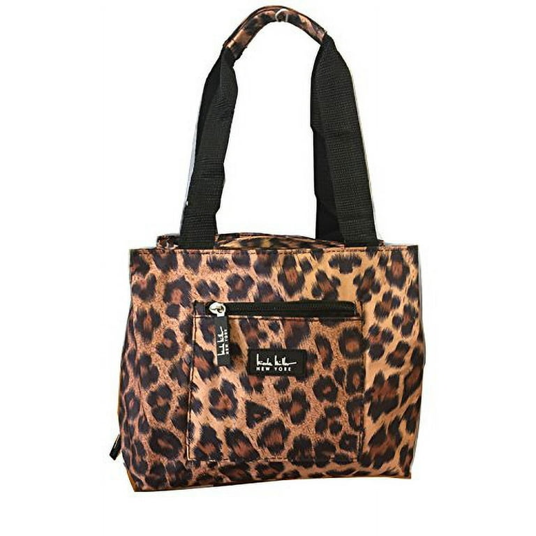 MIER Adult Lunch Box Insulated Lunch Bag Large Cooler Tote, Leopard Print / Large