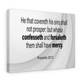 thumbnail image 4 of Scripture Walls Proverbs 28:13 Confesses and Renounce Bible Verse Canvas Christian Wall Art Ready to Hang Unframed, 4 of 7