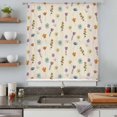 thumbnail image 4 of Spring Flowers Sheer Curtains 63 Inches Long, Vintage Wildflowers Country Pastoral Plants Light Filering Curtains, Breathable Simi Curtain Privacy Drapes for Living Room Bedroom Window Treatment, 4 of 9