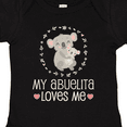 thumbnail image 4 of Inktastic My Abuelita Loves Me Girls Girls Baby Bodysuit, 4 of 5