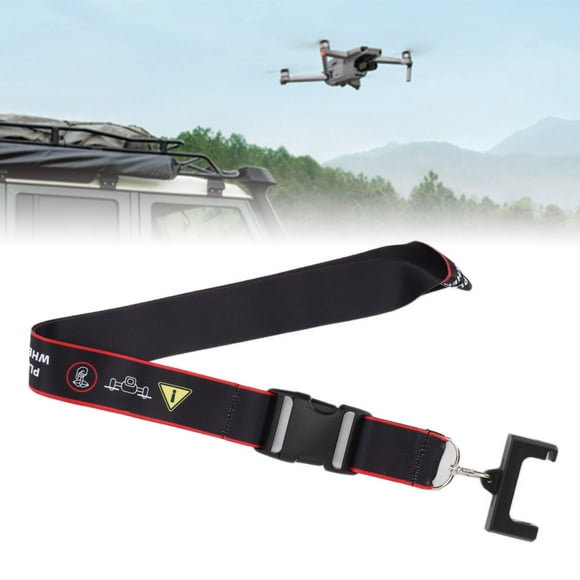 Sangle de Suspension pour Télécommande de Drone, 64cm / 25.2 Po Lanière à Dégagement Rapide pour Air 2S pour Air 2 pour Mini 2 Noir+rouge, Noir+jaune