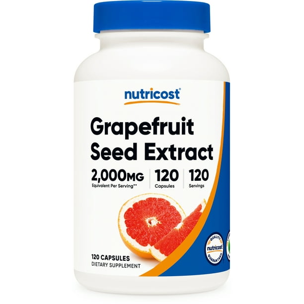 Nutricost Grapefruit Seed Extract 2,000mg, 60 Vegetarian Capsules