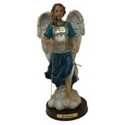 ZQRPCA Arcangel San Rafael 12'' Inch Archangel San Rafael Religious Figure