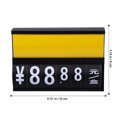 thumbnail image 2 of COMPUKAS 3 Pcs Retail Price Display Holder Multi PVC Simple Design for Business Exhibition 4.7*3.1*0.8in, 2 of 8