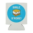 thumbnail image 2 of Smile S'More Funny Humor Can Cooler - Drink Sleeve Hugger Collapsible Insulator - Beverage Insulated Holder, 2 of 4