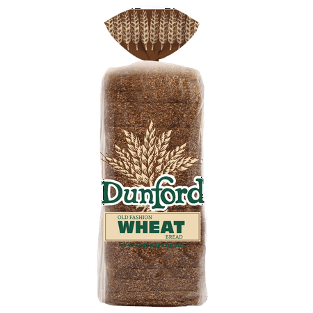Dunford Bakers Old Fashioned Wheat Bread Loaf, 24 oz, 17 Count