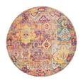thumbnail image 3 of Unique Loom Monterey Collection Area Rug - Aztec (6' 1" Round Multi/Blue), 3 of 7