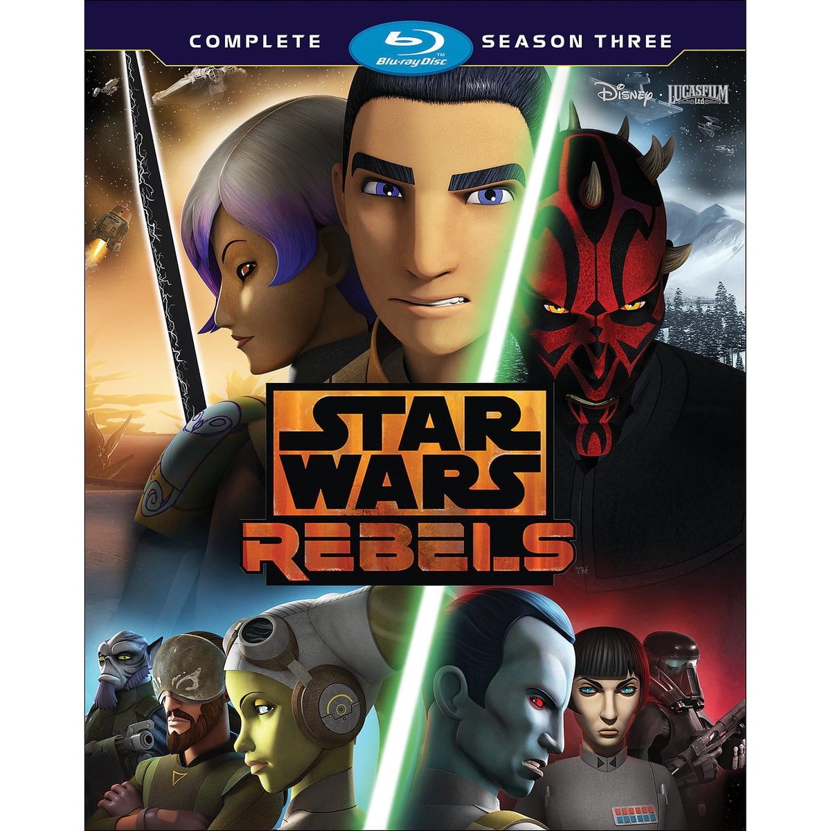 star wars blu ray walmart