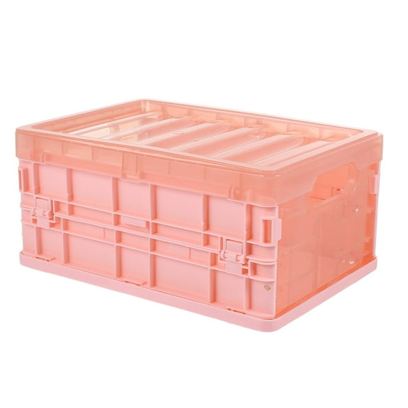 EXHUMKY Clear Plastic Storage Box Stackable Organizing 1Set