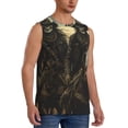 thumbnail image 2 of Uemuo Western Desert Skull Cowboy Pattern Men's Sleeveless T-Shirt,Muscle Athletic Tank Top, Moisture-wicking Quick-dry Breathable Classic Tee Top for Gym Run Outdoor Sports-Small, 2 of 8