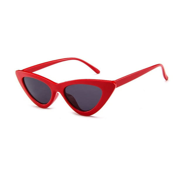 Gafas De Sol Marco Pequeño Protección UV Moda Ojo De Gato Para Mujeres Al Aire Librepangjing