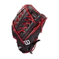 thumbnail image 4 of Guante de béisbol Wilson A700 12 Outfield Negro/Rojo 2022, 4 of 5