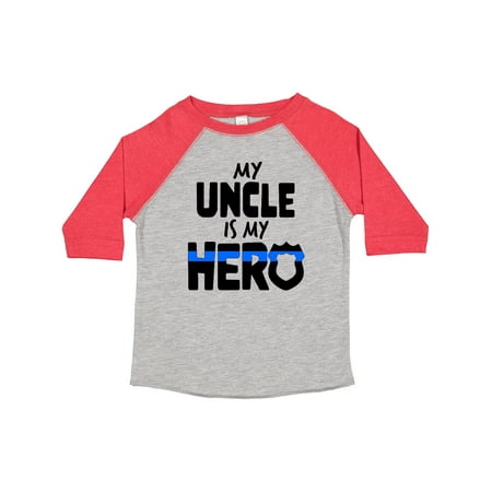 

Inktastic My Uncle is My Hero Police Officer Family Boys or Girls Toddler T-Shirt