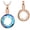 Blue, variant on Personalize Circle of Life Necklace for Cremation Ashes Holder Necklace for Ashes of Loved One Pendent for Ashes and Chain Memorial Jewelry