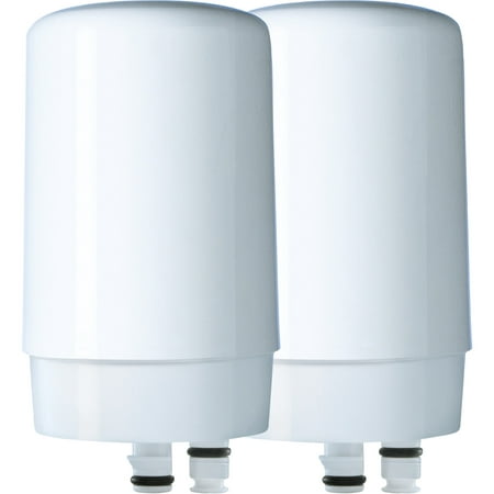 Brita Tap Water Faucet Filter Replacement, 2 Count - (Best Filter For Cold Water Extraction)