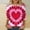 #Hot Pink, variant on Valentines Shirts for Women Trendy 2026 Love Heart Graphic Tee Plus Size 3/4 Sleeve Valentine's Day Romantic Blouses,Three Quarter Sleeve Tops Valentines Outfits Casual Romantic Loose Fit Blouse