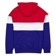 thumbnail image 3 of Men's New Era Blue Atlanta Braves Ripstop Raglan Quarter-Zip Hoodie Windbreaker Jacket, 3 of 4