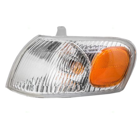 Corner Lights Lens - BROCK Park Signal Corner Marker Light Lamp Lens Driver Replacement for 98-00 Toyota Corolla 81520-02040