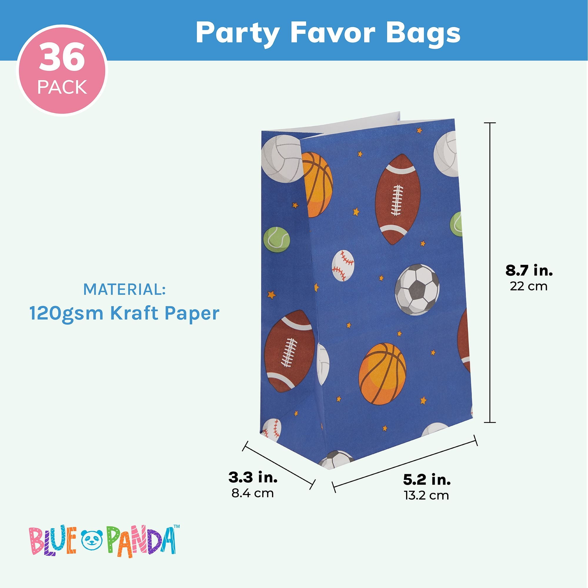 Blue Panda 36 Pack Gamer Party Favor Gift Bags, Paper Goodie Treat Bags For Kids  Birthday, Video Game Party Supplies, 5x8.5 In : Target