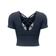thumbnail image 7 of Lenago Women Tops Tops for Women Long Sleeve Breathable Shirt Fast Dry Workout Hiking Tops for Women Black XL, 7 of 7