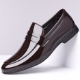 thumbnail image 5 of Men's Patent Leather Penny Loafer Dress Shoes, 5 of 5