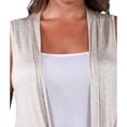 thumbnail image 4 of Women's Plus Size Sleeveless Long Shrug, 4 of 4