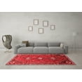 thumbnail image 3 of Ahgly Company Indoor Square Persian Red Traditional Area Rugs, 5' Square, 3 of 4