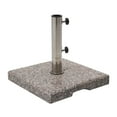 thumbnail image 3 of Abble Heavy Duty Granite Patio Umbrella Base, Square Outdoor Umbrella Stand Weight 42 lbs, 3 of 5