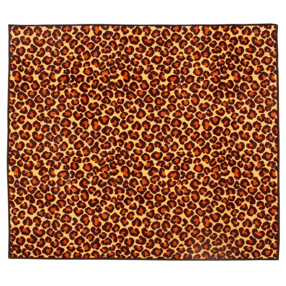 Furnish My Place Cheetah Real Area Rug for Living Room, Dining Room, Kitchen, Bedroom, Made in India - 3' x 3' Square