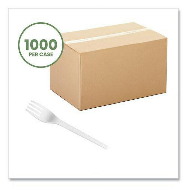 White CPLA Cutlery, Fork, 1,000/Carton White CPLA Cutlery, Fork, 1,000/Carton