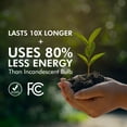 thumbnail image 5 of Xtricity CFL GU24 Light Bulb, 2-Prong T2 Spiral 13W, 120V, 900lm, 2700K, UL listed, 5 of 6