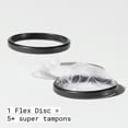 thumbnail image 2 of Flex Period Discs, One-Time-Use Menstrual Discs, Body-Safe & Non-Toxic, 12-Hour Wear, 24 Count, 2 of 6