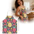 thumbnail image 2 of 2Pack Fruit Patterned Kitchen Apron – Durable Polyester Bib Apron Stain & Lightweight Non Adjustable Fit For Everyday Cooking Baking & Grilling Unisex Design For Adults Apron Sleeve 17.7"X22.0", 2 of 6