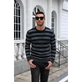 thumbnail image 6 of COOFANDY Men's Long-Sleeve Crewneck Sweater | Soft Slim Fit Knit Sweater Pullover for Fall Winter and Business Casual & Everyday Wear, 6 of 8