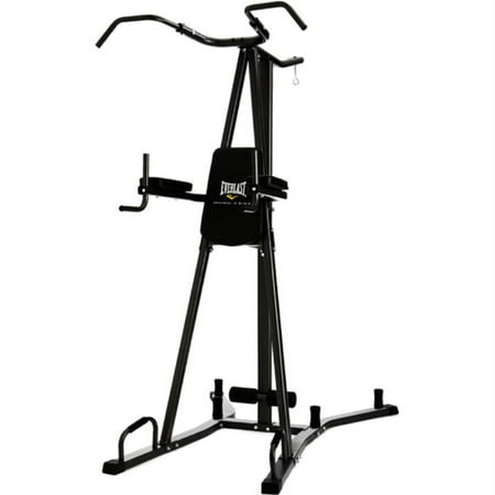 Everlast Exercise Dip / Chin Up Stand - Steel Home Workout Equipment Power Stand