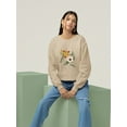 thumbnail image 2 of Garden Flowers Delight Sweatshirt Women -Sydenham Edwards Designs, Female XX-Large, 2 of 4