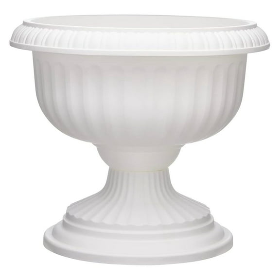 18" Grecian Urn, White
